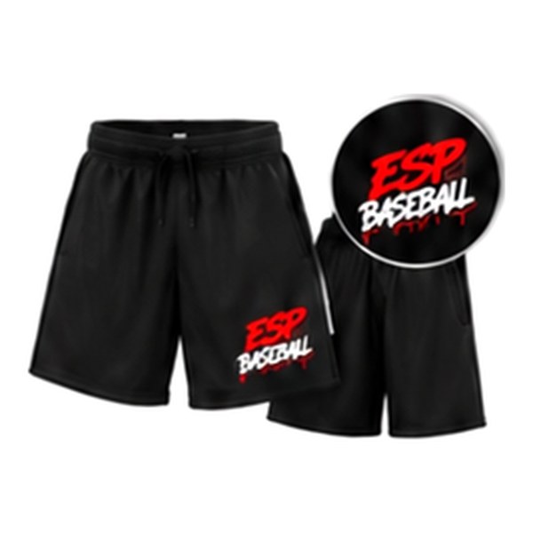ESP Baseball Athletic Shorts in black