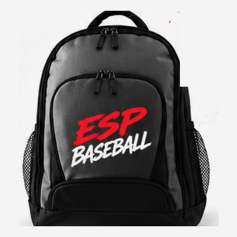 ESP Baseball black and gray backpack