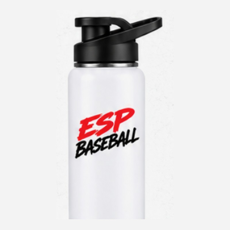 ESP Baseball white water bottle