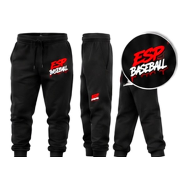 ESP Baseball Jogger Pants in black