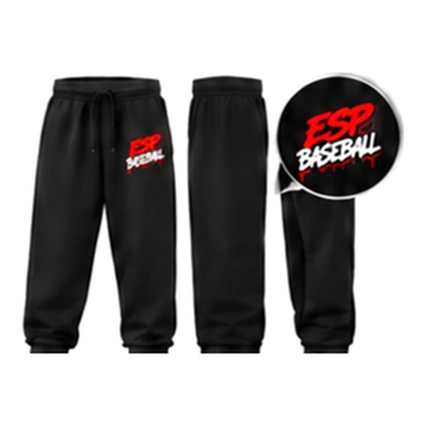 ESP Baseball Sweatpants in black